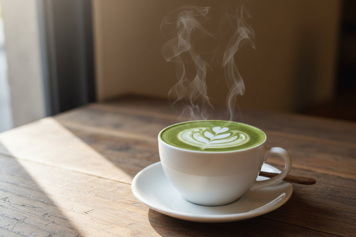 Classic Hot Matcha Latte