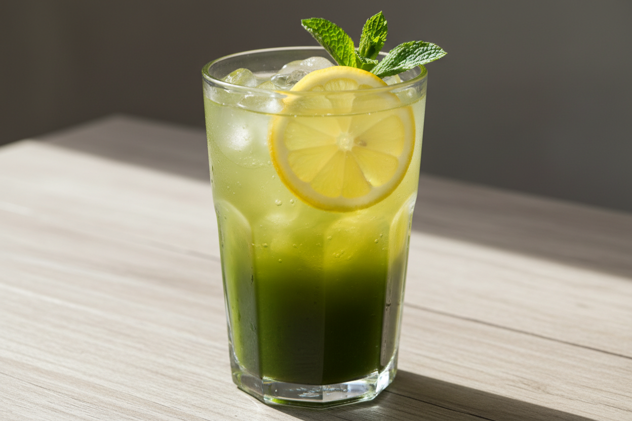 Iced Matcha Lemonade